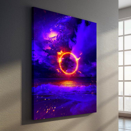 Eclipse Canvas & Acrylic Art