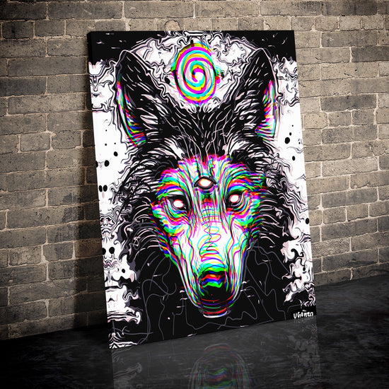 The Spirit Wolf Canvas Art
