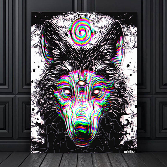 The Spirit Wolf Canvas & Acrylic Art