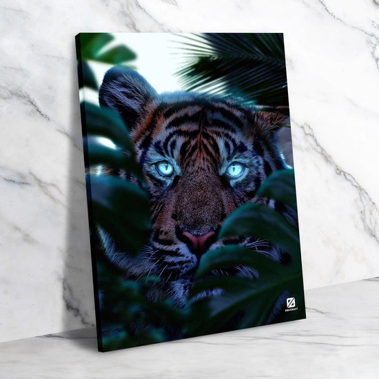 Neon Eyes Canvas Art