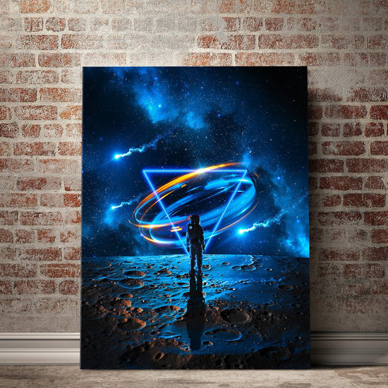 Blue Moon Canvas Art