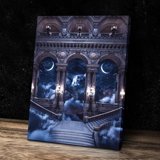 Double Crescent Canvas Art