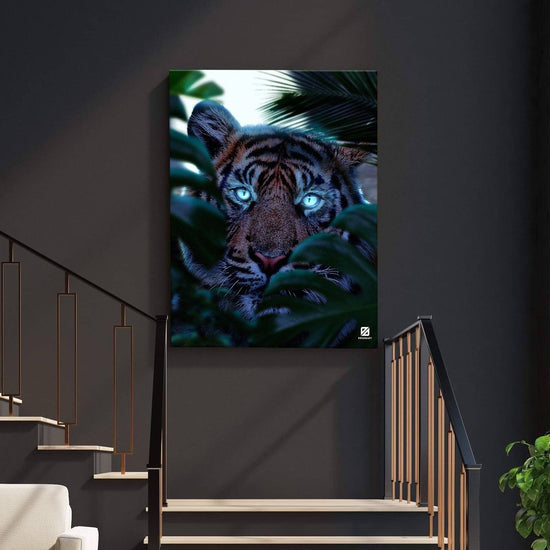 Neon Eyes Canvas Art