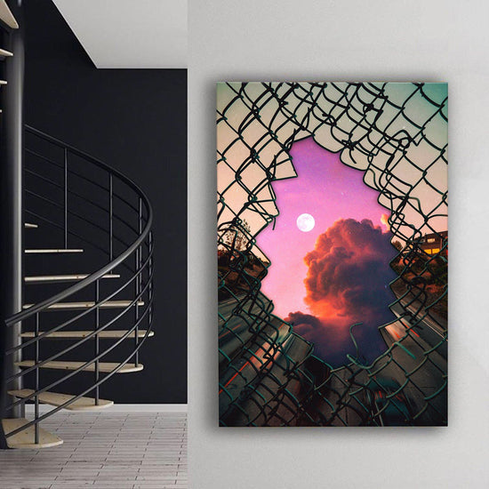 The Other Side of the Fence Canvas Art