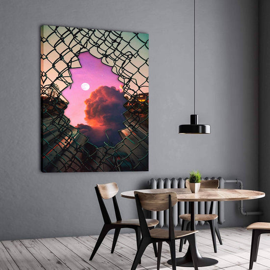 The Other Side of the Fence Canvas Art