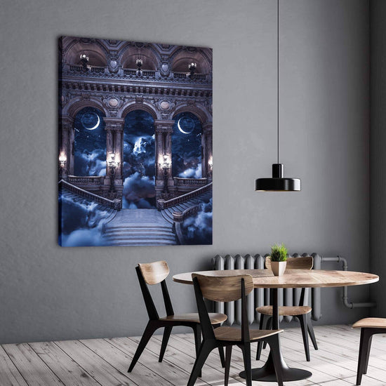 Double Crescent Canvas Art