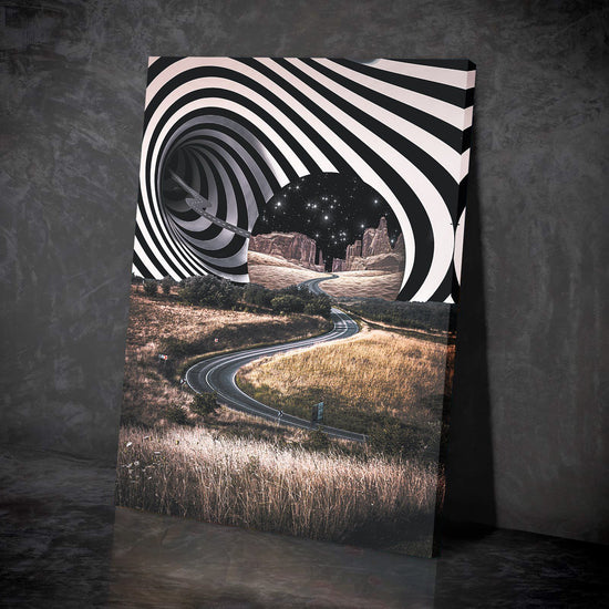 Through Time and Space Canvas Art