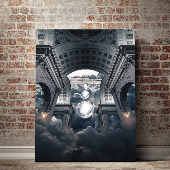 Lunar Colosseum Canvas & Acrylic Art